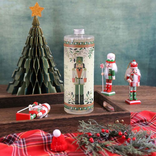 ROMIIE ZOI Christmas Foaming Hand Soap Refill Set, Festive Nutcracker, 1000 ML+500ml(Pack of 2)