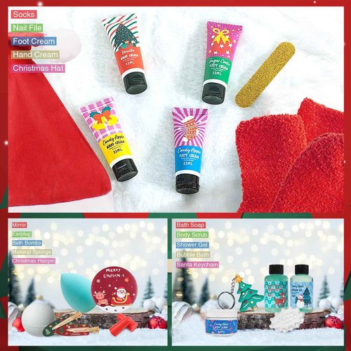 Cvirahll Advent Calendar 2025 for Adult Women, Luxury Spa Gift Set for Her Him, Christmas Gifts for Women & Men, 24 Day Countdown Calendar with Bath & Body Care, Limited Edition Holiday Gift