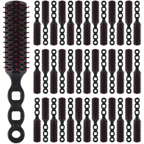 Yetene 100 Packs Bulk Hair Brushes for Homeless Individually Wrapped Disposable Travel Hair Brush for Women Suitable for Homeless Shelter Hotel Nursing Home Charity Church