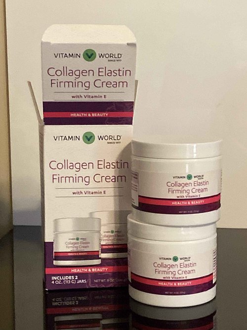 Collagen Elastin Firming Cream With Vitamin E 2 4 oz. (113 G) Jars