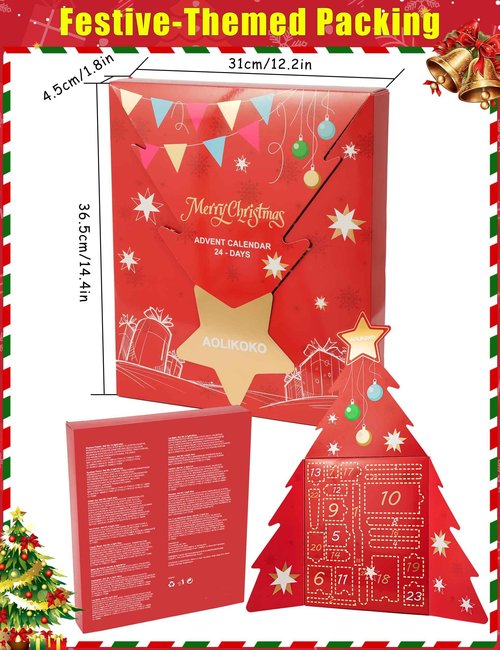 Makeup Advent Calendar 2025 for Women & Teen Girls, 24 Days Christmas Gift Makeup Sets, Xmas Countdown Calendar Full Makeup Kit Gift Set