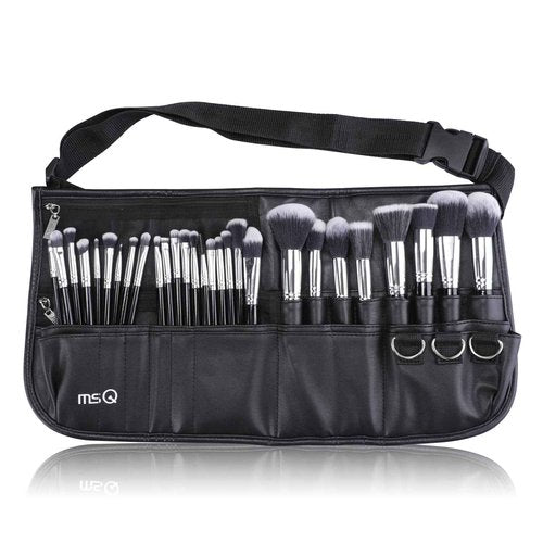 Make up Brushes set 29pcs MSQ Professional Cosmetics Brushes with Adjustable Belt Makeup Bag Foundation Powder Brush Eye Shadows Brushes Concealer Blending Brushes for Women/Girls/Artists/Holiday gift