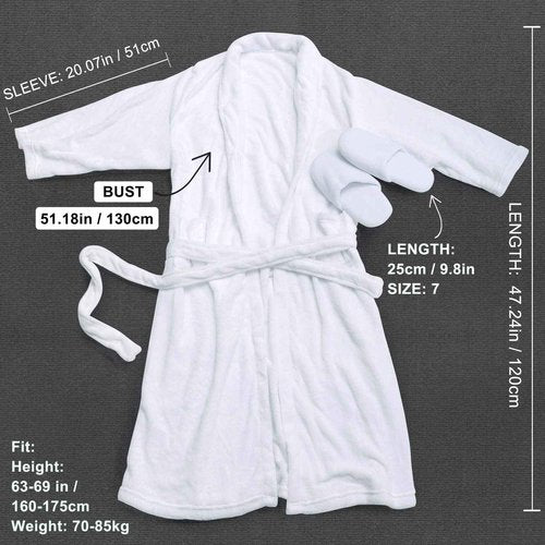 Spa Luxetique Robe and Slippers Spa Set Women, Christmas Gifts, 6pcs Flannel Soft Bath Robe, Bath and Body Works Bath Sets with Slippers, Body Lotion, Bath Bombs, Robe Sets for Women