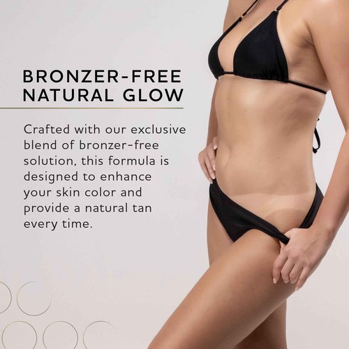 Norvell Premium Spray Tan Solution Clear Plus 1 liter – Professional Sunless Tanning Formula for Natural Bronze Glow, Streak Free, Fast Drying, Long Lasting Color