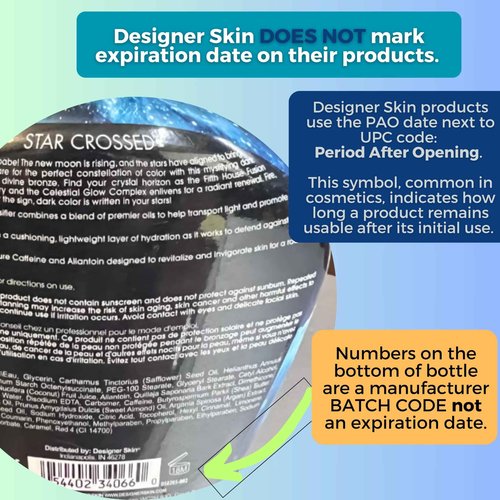 Australian Gold Designer Skin Star Crossed Dark Tanning Intensifier Tanning Lotion, 13.5 ounces, Off White
