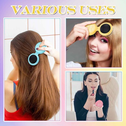 Cinnvoice 24 Pcs Employee Appreciation Gifts Bulk Folding Travel Brushes Sometimes You Forget You're Awesome Thank You Gifts Travel Mirror Hair Brush for Women Coworker Teacher Staff Team