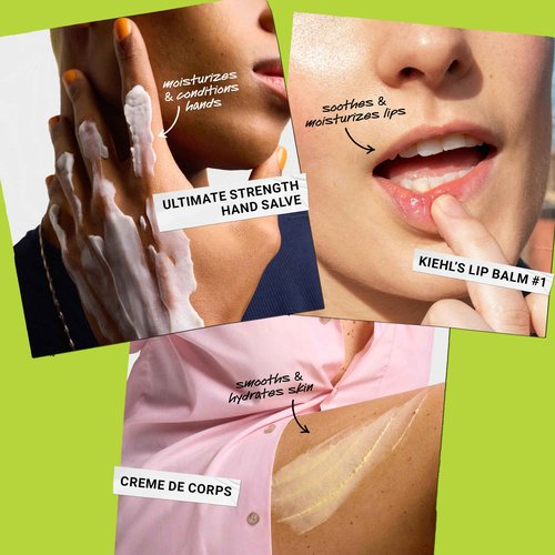 Kiehl's Body Care Gift Set - $73 Value Including Non-Greasy Body Lotion, Moisturizing Hand Lotion, and Hydrating Lip Balm for Hydrated Skin