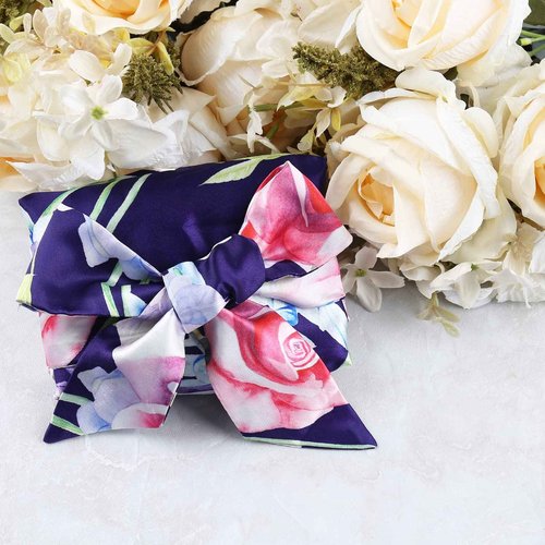 sent hair 2pcs Extra Long Satin Bonnet Sleep Cap for Women, Double-Layer Silky Hair Bonnet for Braids/Dreadlocks/Curly/Long Hair with Tie Band (Green Flora & Purple Floral)
