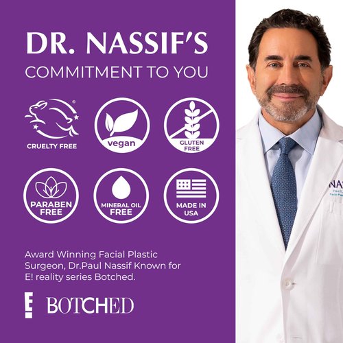 Gentle Detox Pads by NassifMD | Surgeon-Created Fruit Acid Complex for Sensitive Skin—Brightens, Exfoliates & Reduces Wrinkles, Dermatologist-Tested