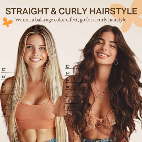 DOORES Human Hair Extensions Clip in Natural Black 120g 7pcs 18 Inch Remy Clip in Hair Extensions Natural Straight Thick Hair