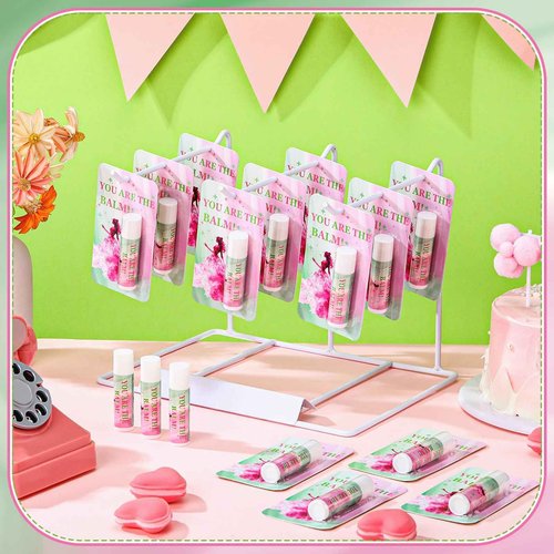 Swiffen 50 Pack Halloween Witch Lip Balms Bulk Pink and Green Party Favors Princess Gift Set Witched Party Favors Baby Shower Birthday Supplies Halloween Decoration Makeup Accessories Bag Stuffers