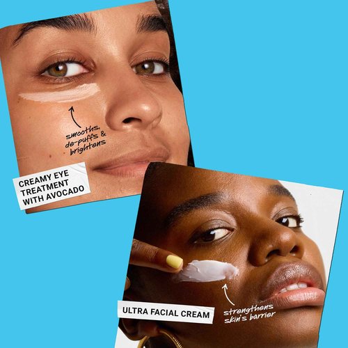 Kiehl's Dry Skin Relief Set, With Hydrating Skincare Essentials, Contains Moisturizer and Eye Cream, Helps Hydrate