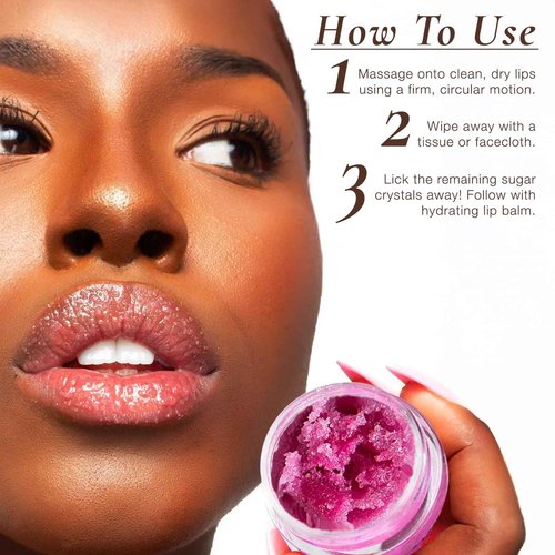Sara Happ Sweet Clay Mask + Passion Fruit Sugar Scrub Lip Duo - Exfoliating Lip Treatments, Exfoliator Scrub, Moisturizers for Dry and Flaky Lips, Vegan (0.47 Oz and 0.5 Oz jars)