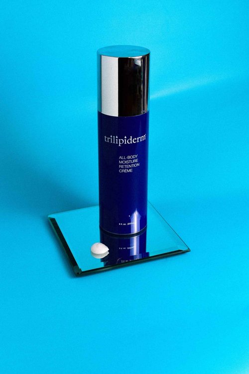 Trilipiderm Beach Lover Bundle - All-Body Moisture Retention Crème & Protective Day Crème Broad Spectrum SPF 30, Sunscreen Lotion Set for Face and Body, Travel Size