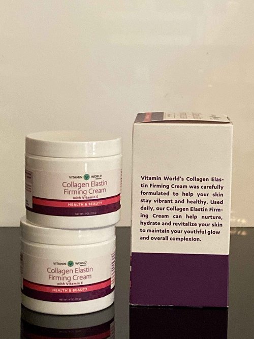 Collagen Elastin Firming Cream With Vitamin E 2 4 oz. (113 G) Jars