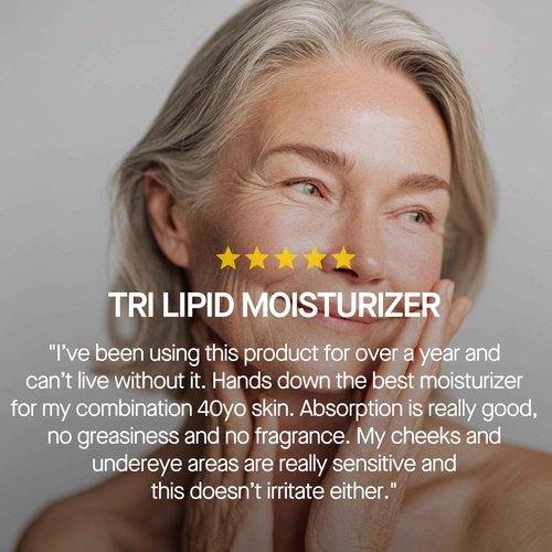 Brandefy Tri Lipid Replenish Treatment - 1.5% Ceramides, 4.0% Sterols, 1.8% Fatty Acids - Peptide Moisturizer, Hydrating Face Cream, Made in the USA (1.6 Oz)