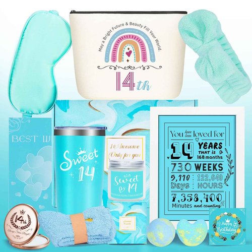 Jaoloong 14 Year Old Girl Gifts | 14th Birthday Gifts Box for Girls | Best Gifts ideas for Girl Age 14 Only | Exclusive 2025 Edition