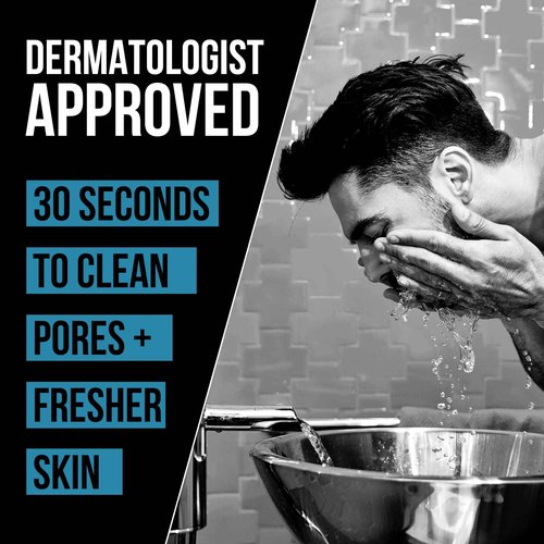RUGGED & DAPPER - Daily Power Scrub Facial Cleanser and Age Defense Face Moisturizer Bundle