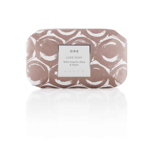 Zents Cleansing Skincare Set (Ore Fragrance) | Hand & Body Wash & Luxe Bar Soap | Moisturizing with Organic Shea Butter | Nourishes & Softens Skin | 10 fl oz & 5.7 oz