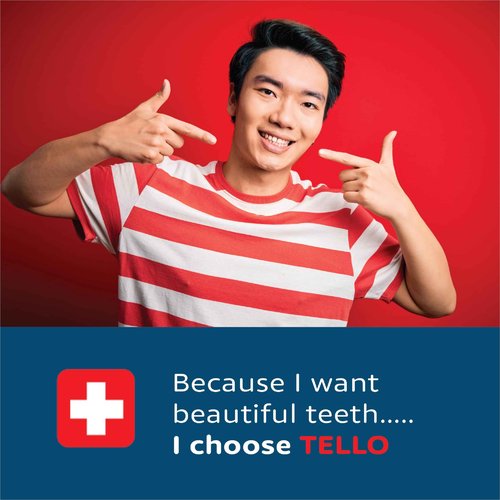 TELLO 6240 Adult Ultra Soft Toothbrush for Gentle Cleaning with Ergonomic Handle, Made in Switzerland, Colors Vary, 12-Pack