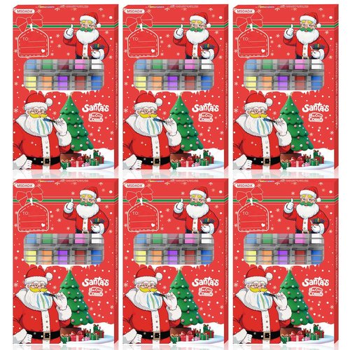 MSDADA 10 Color Hair Chalk Comb Christmas Toys Gifts for 6 7 8 9 10 11 12 13 Year Old Girls Kids Washable Temporary Hair Color Dye Paint Teen Girl Gift Hair Stuff Accessories Makeup Kit 6 Pack