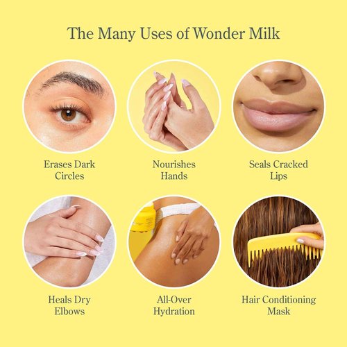 Beekman 1802 Wonder Milk Buttery Botanical Jelly - Multipurpose Body, Face & Hair Ointment - Fragrance Free - With Coconut Oil & Shea Butter - 16 fl oz