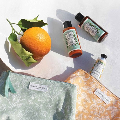 Panier des Sens Body Lotion, Moisturizer - Made in France 97% natural - 8.45 Floz/250 ml (Orange Blossom Set)