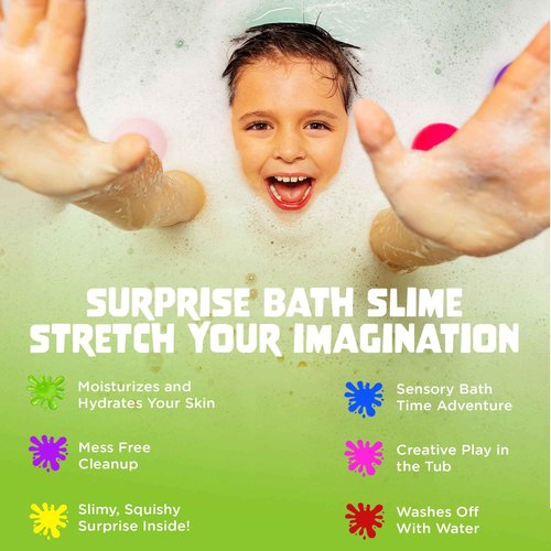 Mystical & Slime Surprise Bath Bomb Bundle: 6-Pack Mystical Bath Bombs + 6-Pack Slime Bath Bombs with Toys Inside