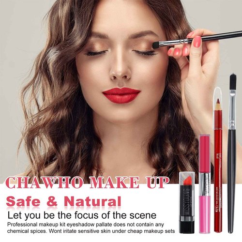 Joyeee All-in-One Makeup Kit Gift Set Women Full Set Carry All Professional Make up Kit With Makeup Bag Lipgloss Lipstick Concealer Blush Foundation Face Powder Eyeshadow Palette Cosmetic Palette #2