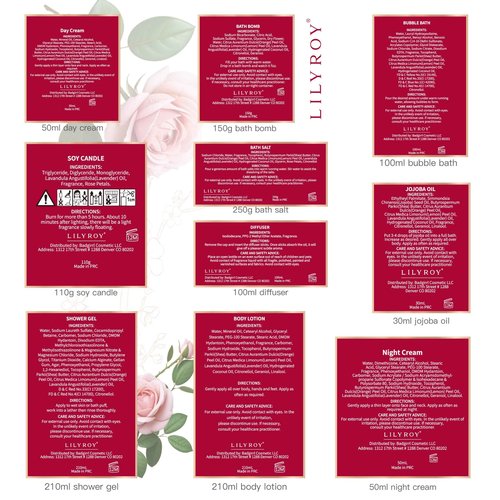 Christmas Gifts for Women - 27 Pcs Bath and Body Gifts Basket Set - Rose Spa Gifts Set Skin Care Set for Women, Gift Baskets Set for Mothers Day Mom | Gifts for Birthday, Valentines Day
