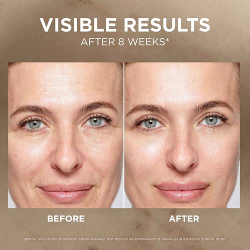 L’Oreal Paris Age Perfect Anti-Aging Midnight Face Cream + Midnight Eye Cream, Smooths Wrinkles & Reduces 8 signs of Eye-Aging + Face Cream Face Serum Samples