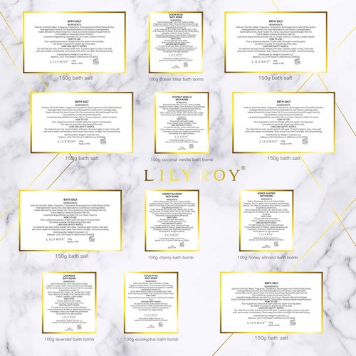 Luxury 14-Piece Floral Bath Salt & Bomb Gift Set for Mother's Day Gifts, Bath & Body Gift Set for Women, Self Care Kit with Bath Salt, Bath Bombs, Elegant Box | Christmas, Birthday Gifts for Her & Him