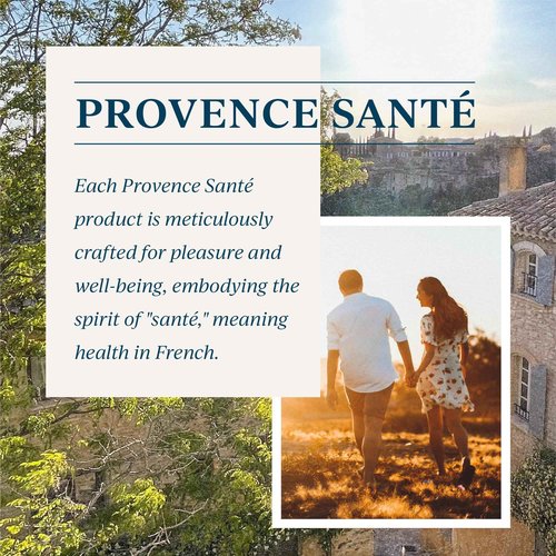 Provence Sante Natural Liquid Soap - Moisturizing Almond Oil Hand Soap with Lemon Vervain Scent - Elegant Pump Dispenser for Kitchen & Bath (16.9 oz)