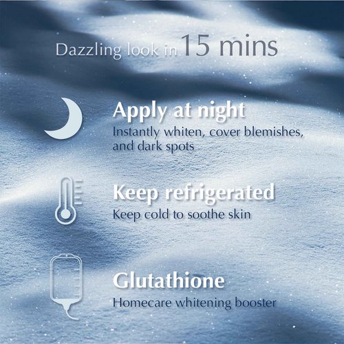 Glutanex Snow White Sheet Mask, 15 Sheets - Made In Korea