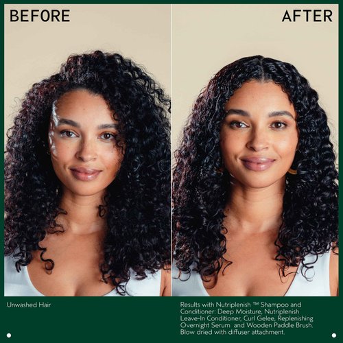 Aveda Nutriplenish Replenishing Overnight Serum | Increases Hair Hydration by 2X | for Dry to Severely Dry Hair | Organic Pomegranate Oil, Coconut Oil, Mango Butter | 99% Naturally Derived*, 3.4 Fl Oz