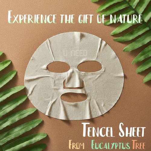 U-NEED 100 pcs Korean Face Sheet Mask (10 Types x 10 pcs) Natural Facial Mask Sheet | Tencel | Skin Care | Made in Korea | Moisturizing & Tightening | Pigment Balancing