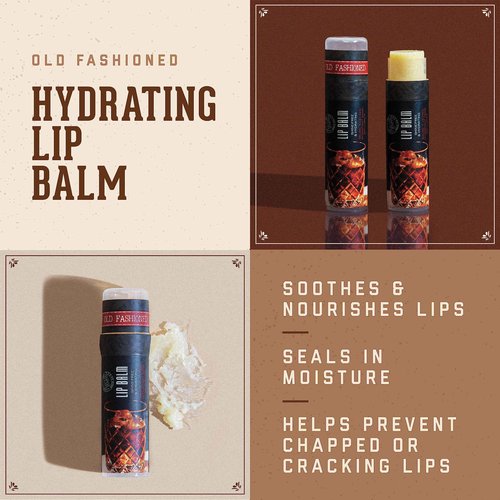 18.21 Man Made Octane 500 Sweet Tobacco Hand & Body Lotion, & Lip Balm 2-Set Bundle, All Hair & Skin Types for Men, Strengthens and Moisturizes in a Manly Aroma